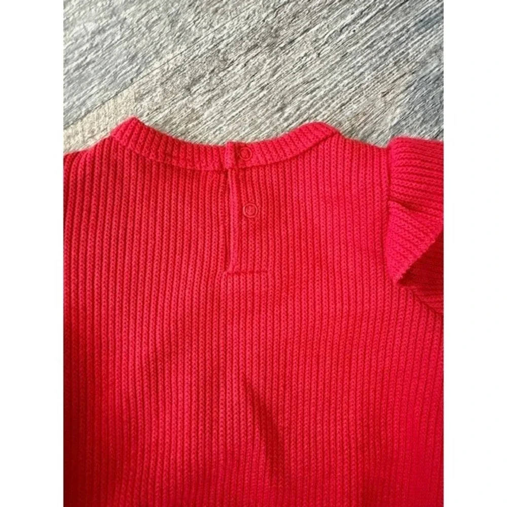 Carters Little Chickadees Baby Girls Red Hug Me Little Love Bodysuit Sleeper Set